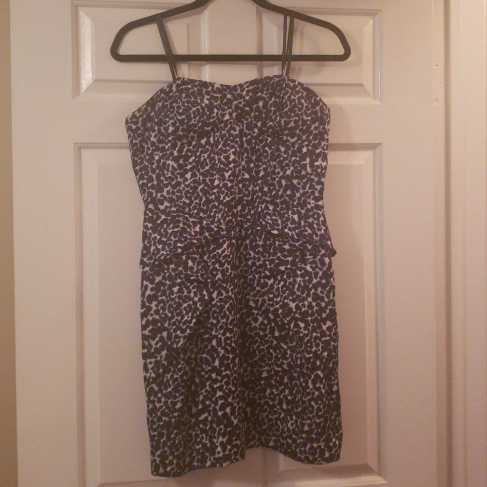 Blue Leopard BCBGeneration dress
